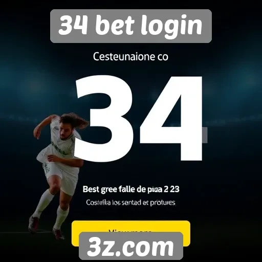 Facilidades de acesso no site 34 bet login