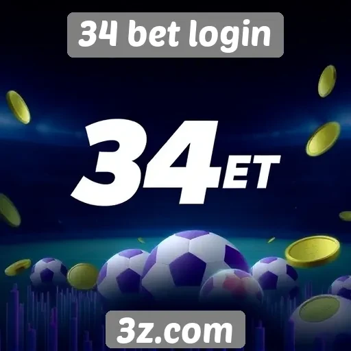 Acesso simplificado ao site de jogos 34 bet login