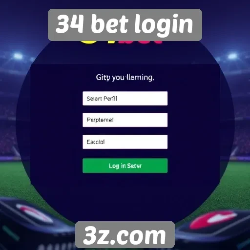 Como realizar login no site 34 bet