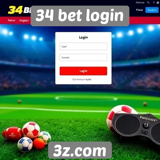 Experiência do usuário no site 34 bet login